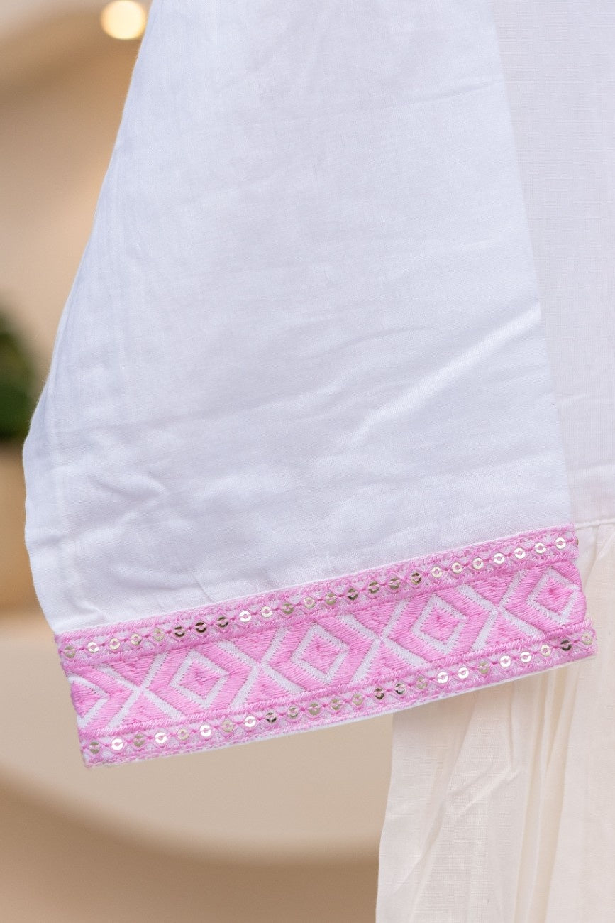 FAIRY PINK MUL COTTON DRESS