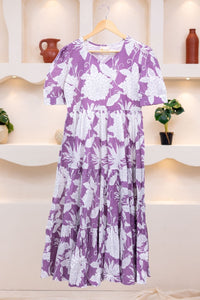 MAUVE FLORAL DRESS