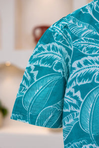 AQUA FLORAL DRESS