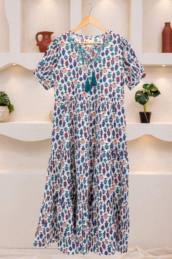 FISH PRINT DRESS