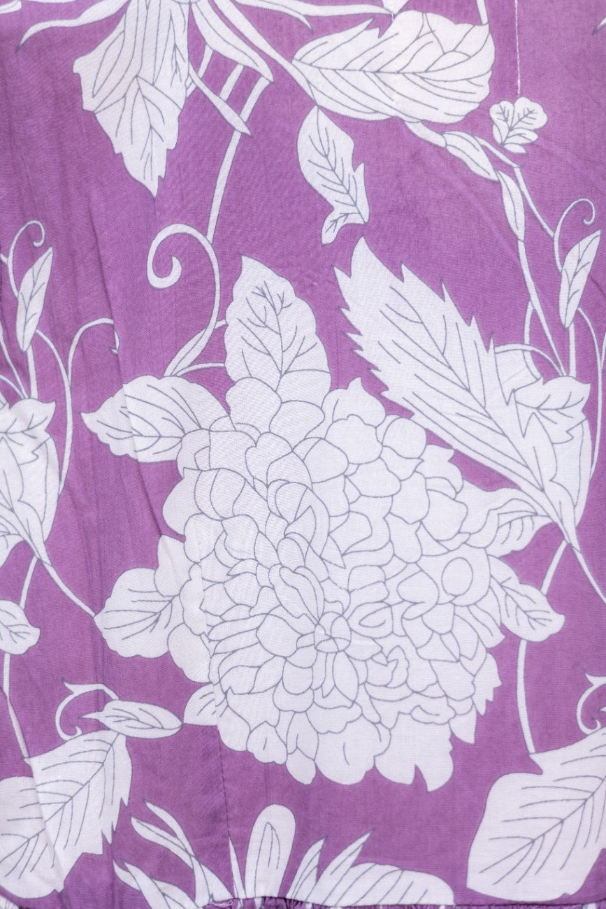 MAUVE FLORAL DRESS