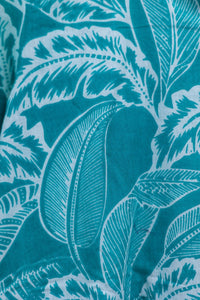 AQUA FLORAL DRESS