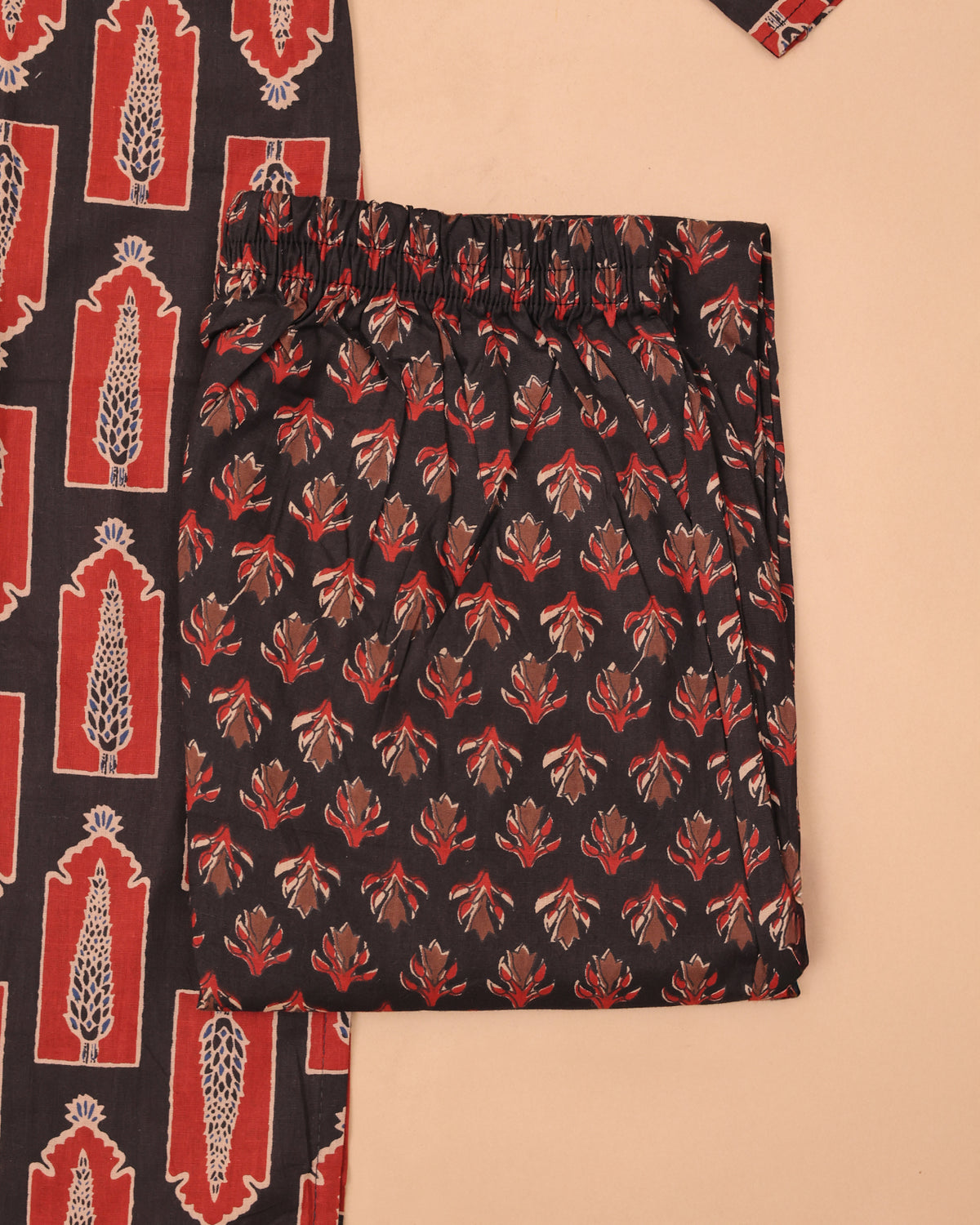 COTTON CASUAL BLACK SET