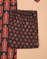 COTTON CASUAL BLACK SET