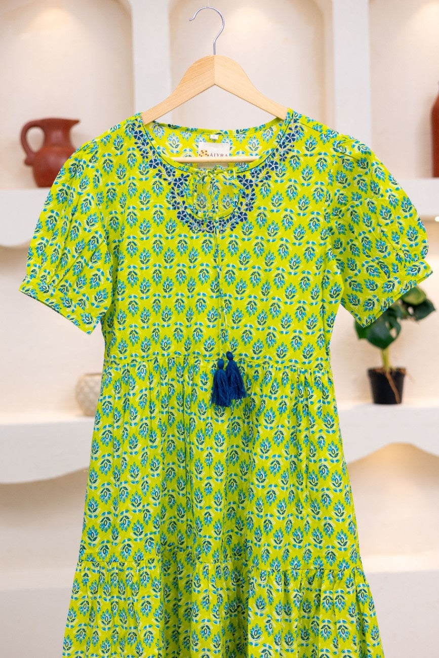 PARROT PERCH DRESS