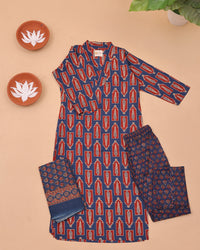 COTTON CASUAL BLUE SET