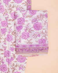 SPEGATTI PURPLE FLORAL SET