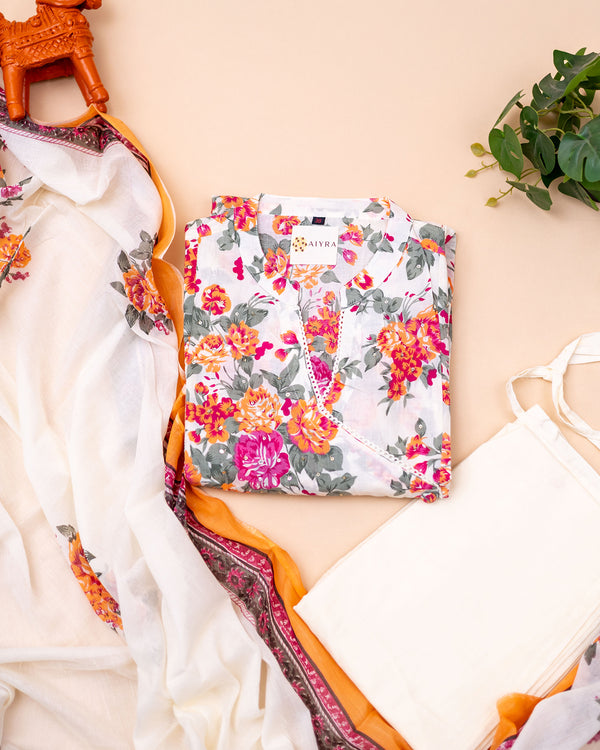 PATHAN FLORAL SET