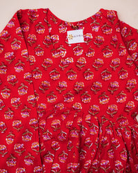 RED FLORALS SET