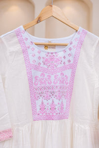 FAIRY PINK MUL COTTON DRESS