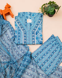 BLUE UMBRELLA SET