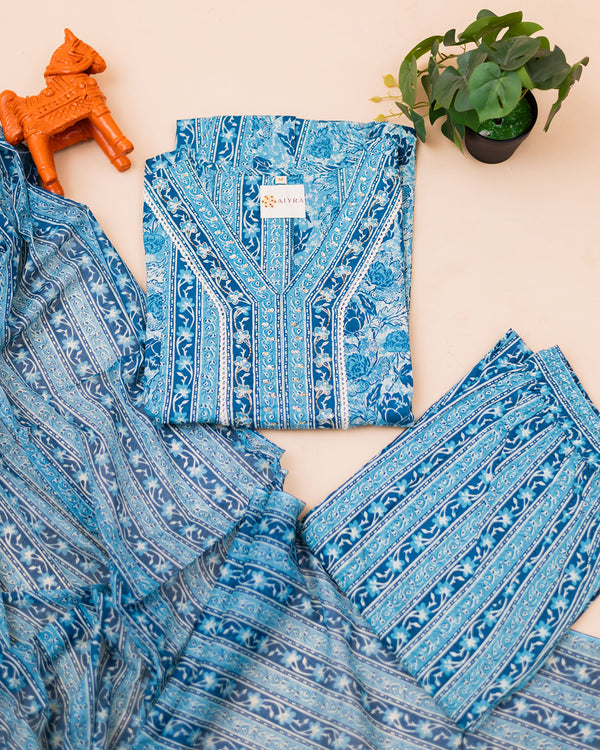 BLUE UMBRELLA SET