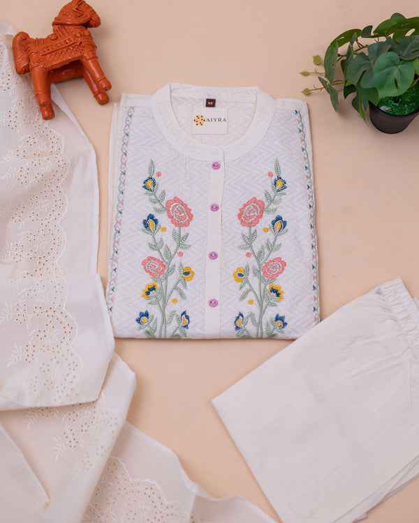 KADHI COTTON PLEATED SET