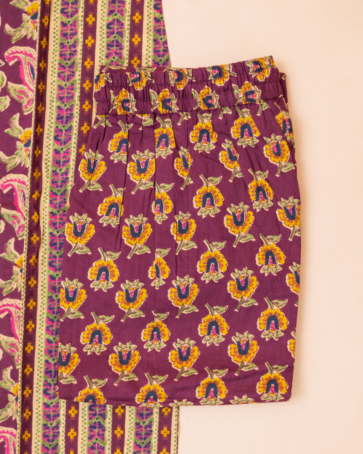 STRAIGHT CUT PURPLE SET
