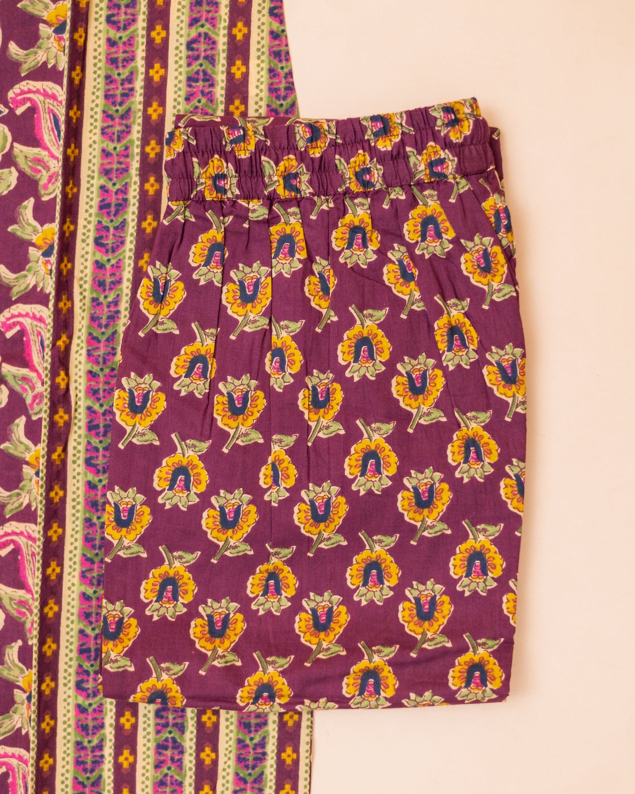 STRAIGHT CUT PURPLE SET