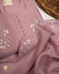 ONION PINK PLEATED SET