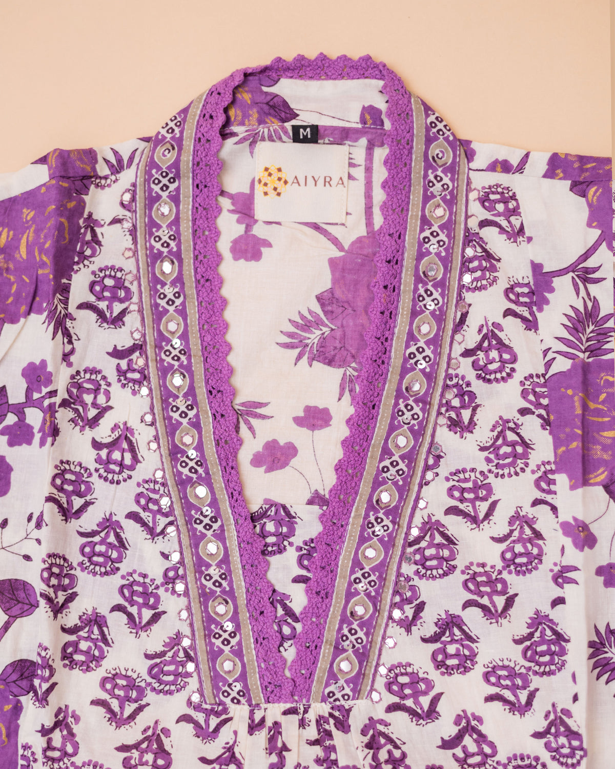 PURPLE PRINTED SET