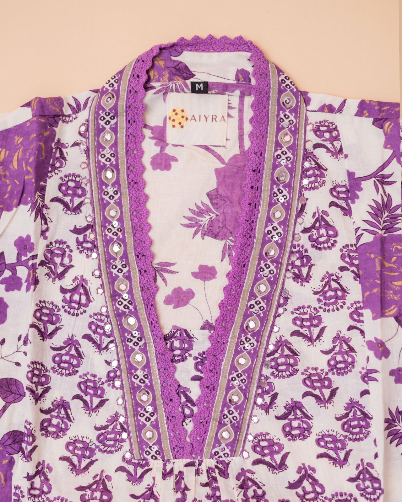 PURPLE PRINTED SET