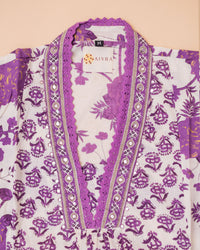 PURPLE PRINTED SET