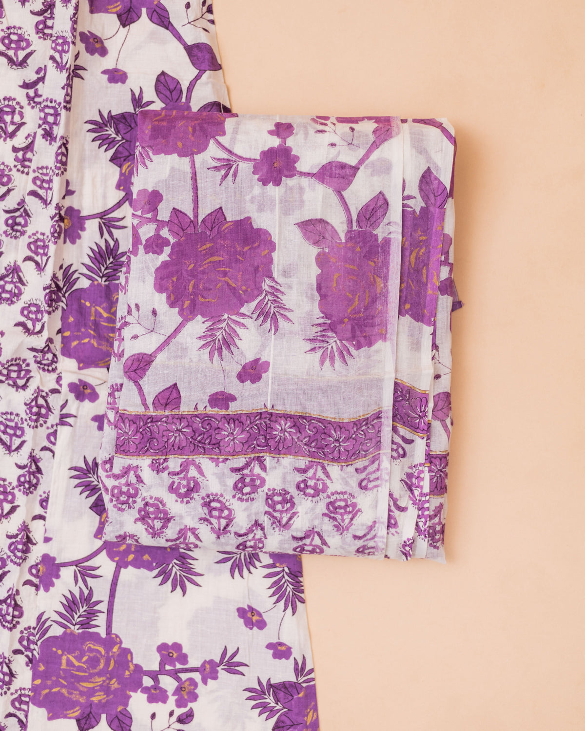 PURPLE PRINTED SET