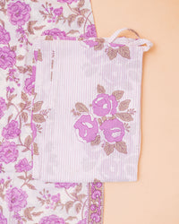 SPEGATTI PURPLE FLORAL SET