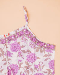 SPEGATTI PURPLE FLORAL SET