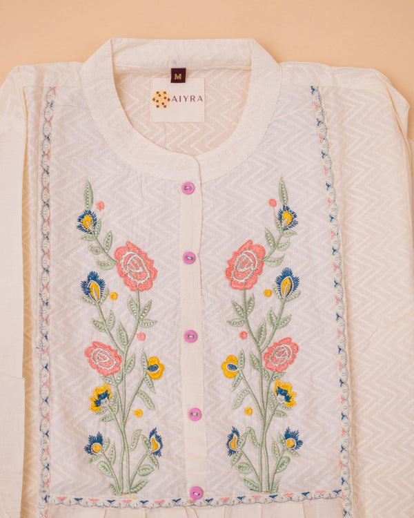 KADHI COTTON PLEATED SET