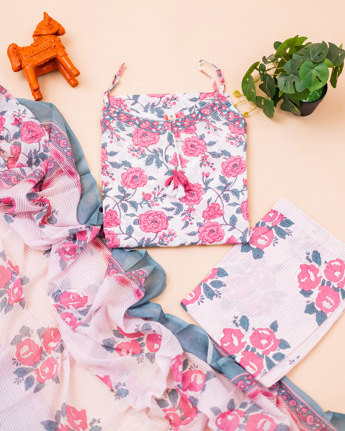 SPEGATTI PINK FLORAL SET